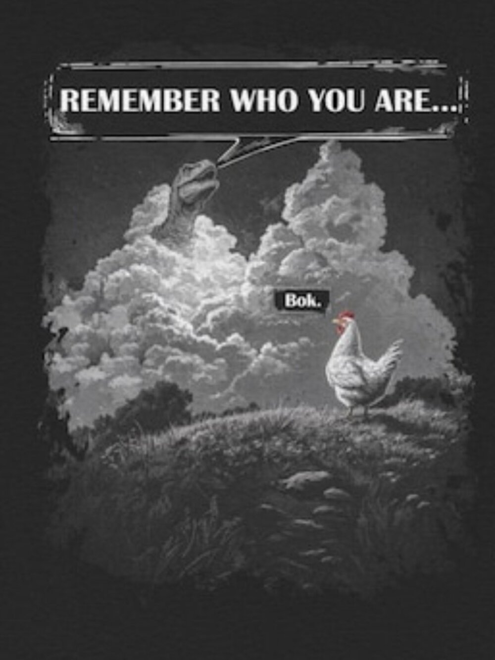 Remember Who You Are Shirt, Funny Evolution Joke Meme T-shirt - Picture 2 of 4